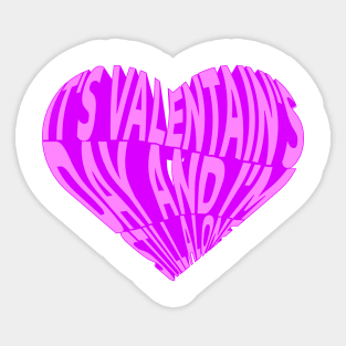 VALENTINES Sticker